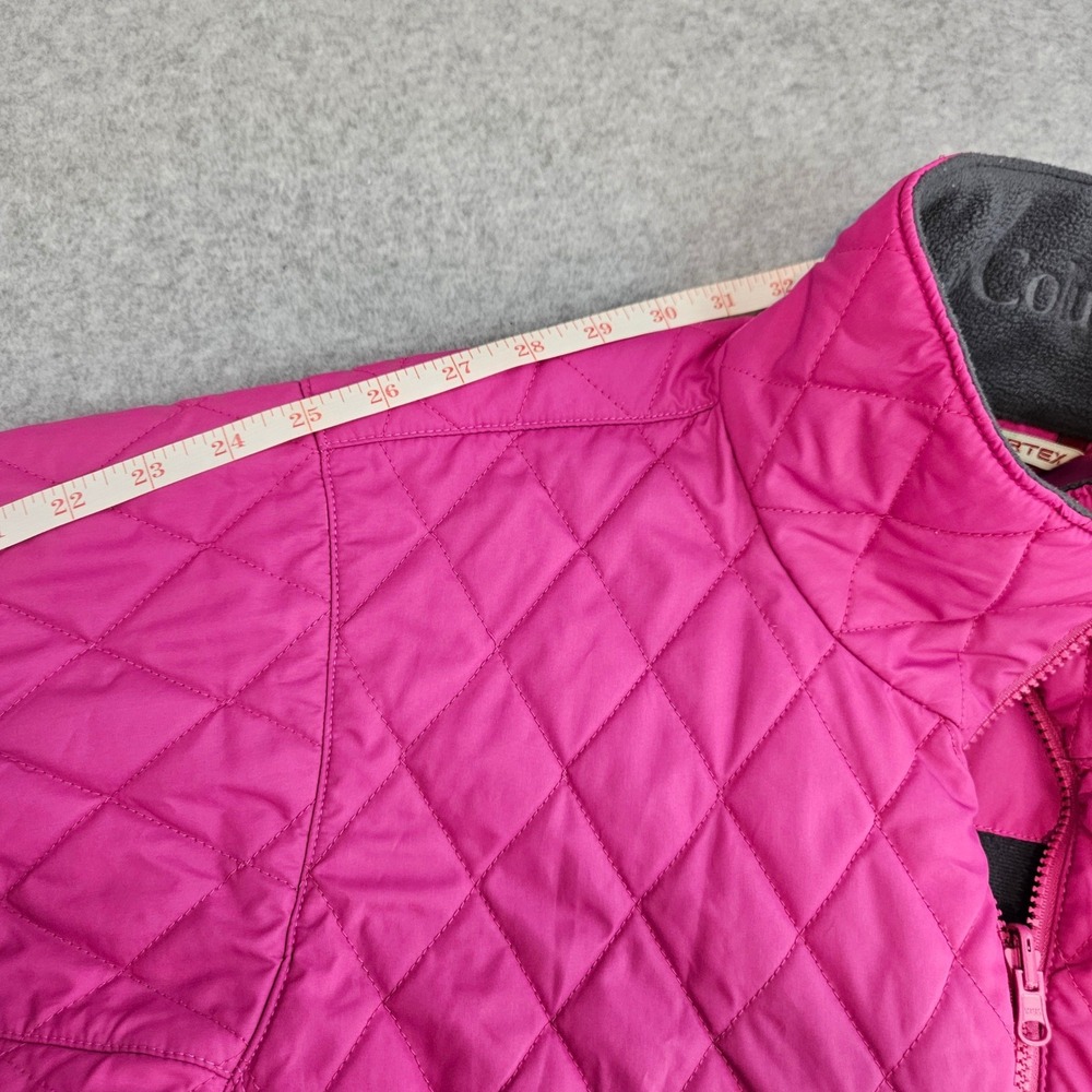 COLUMBIA Quilted Jacket Women XL Pink Vertex Interchange Puffer Fleece Lined - Picture 15 of 16